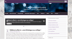 Desktop Screenshot of collegekerentrech.fr